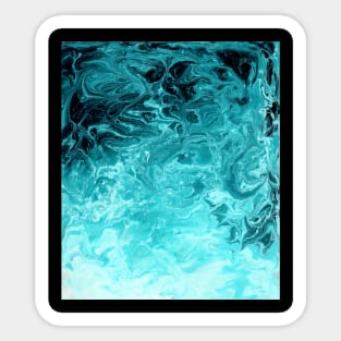 Wave Turquoise Sticker